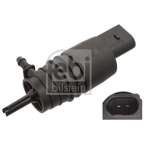 Febi Bilstein 1x 23113 Waschwasserpumpe f&uuml;r Scheiben- und Scheinwerferreinigungsanlage