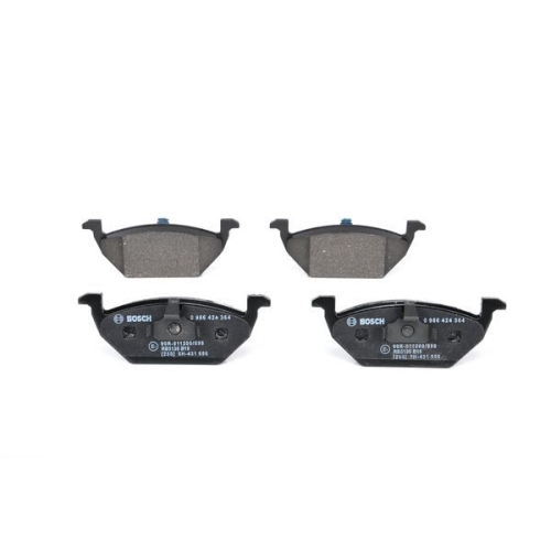 Bremsbelagsatz, Scheibenbremse BOSCH 0 986 424 364 f&uuml;r AUDI SEAT SKODA VW