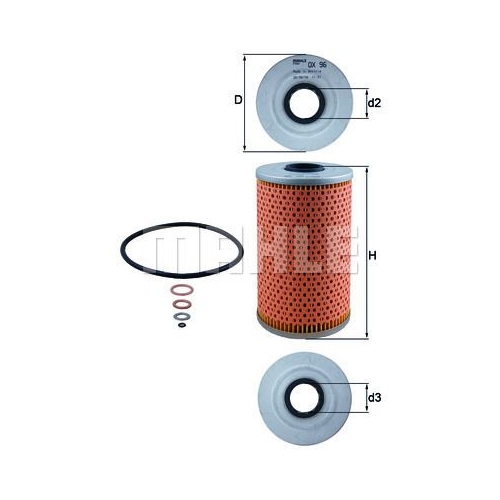 &Ouml;lfilter KNECHT OX 96D f&uuml;r BMW OPEL VAUXHALL LAND ROVER