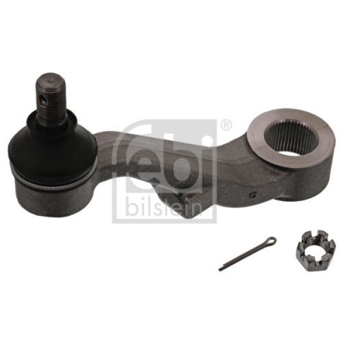 Febi Bilstein 43199 Lenkstockhebel mit Kronenmutter und Splint , 1 St&uuml;ck
