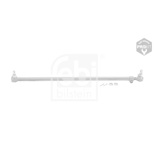 Febi Bilstein 18411 Lenkstange mit Kronenmuttern und Splinten, vom Lenkgetriebe zur 1. Vorderachse , 1 St&uuml;ck