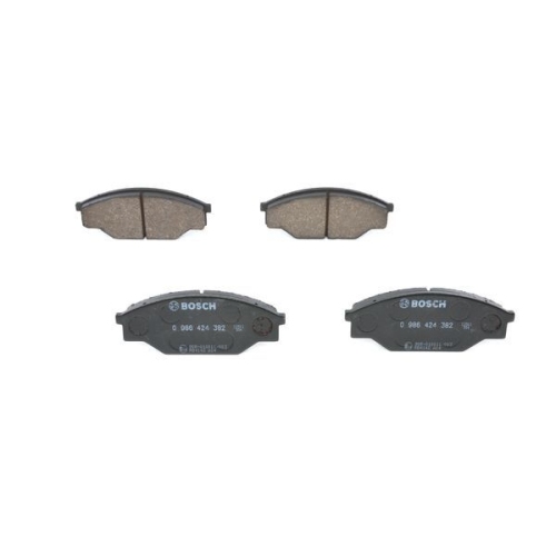 Bremsbelagsatz, Scheibenbremse BOSCH 0 986 424 382 f&uuml;r AUDI OPEL SAAB SEAT SKODA