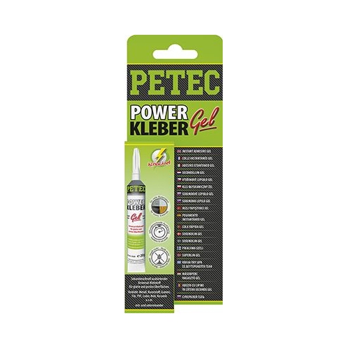 Sekundenkleber PETEC 93720 POWER KLEBER GEL