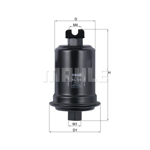 Kraftstofffilter KNECHT KL 128 f&uuml;r MITSUBISHI