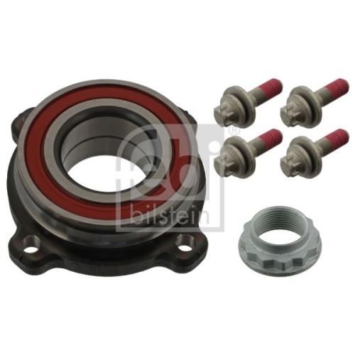 Febi Bilstein 37810 Radlagersatz mit Achsmutter und Befestigungsschrauben , 1 St&uuml;ck