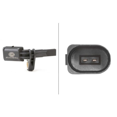 Sensor, Raddrehzahl HELLA 6PU 012 039-021 f&uuml;r AUDI SEAT SKODA VW, Hinterachse