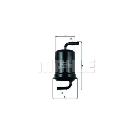 Kraftstofffilter KNECHT KL 159 f&uuml;r MAZDA