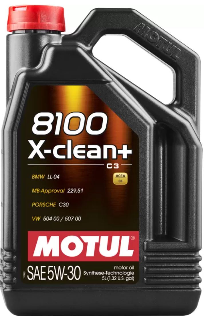 Motul Deutschland GmbH 109220 Motor&ouml;l 8100 X-CLEAN + 5W-30 5L