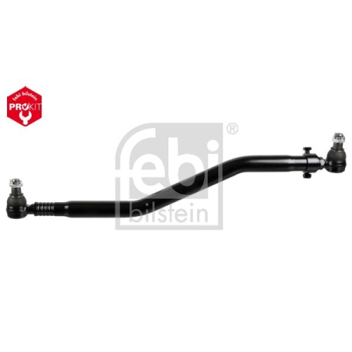 Febi Bilstein 103563 Lenkstange mit Kronenmuttern und Splinten, vom 1. Lenkzwischenhebel zum 2. Lenkzwischenhebel, 1 St&uuml;ck