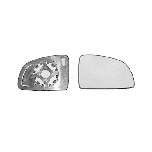 Spiegelglas, Au&szlig;enspiegel VAN WEZEL 3781832 * HAGUS * f&uuml;r OPEL, rechts