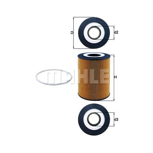 &Ouml;lfilter KNECHT OX 359D f&uuml;r DAF