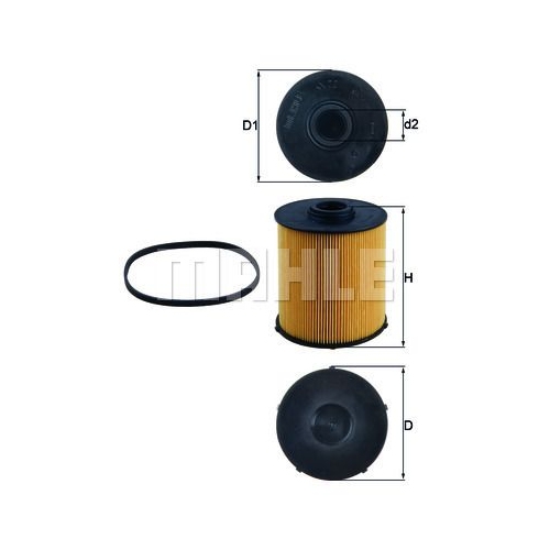 Kraftstofffilter KNECHT KX 70D f&uuml;r MERCEDES-BENZ