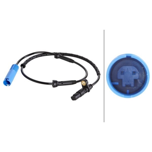 Sensor, Raddrehzahl HELLA 6PU 012 039-061 f&uuml;r BMW, Hinterachse, links, rechts