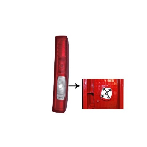 Heckleuchte VAN WEZEL 4395932 f&uuml;r RENAULT, rechts