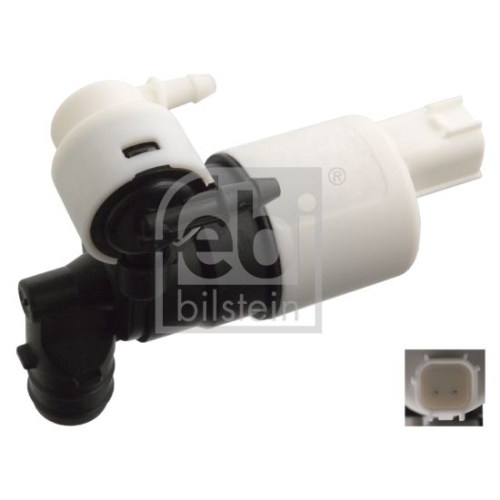 Febi Bilstein 103391 Waschwasserpumpe f&uuml;r Scheibenreinigungsanlage , 1 St&uuml;ck
