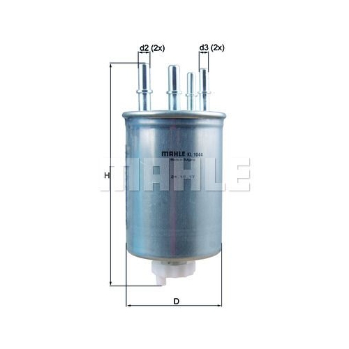 Kraftstofffilter KNECHT KL 1044 f&uuml;r LAND ROVER