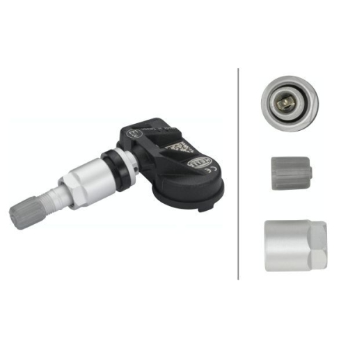 Radsensor, Reifendruck-Kontrollsystem HELLA 6PP 358 139-041 f&uuml;r AUDI PORSCHE VW