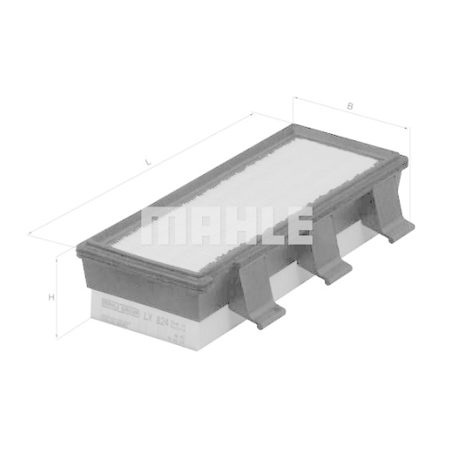 Luftfilter KNECHT LX 824 f&uuml;r RENAULT