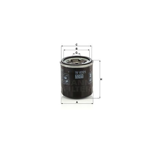 &Ouml;lfilter MANN-FILTER W 6021 f&uuml;r DAEWOO GENERAL MOTORS
