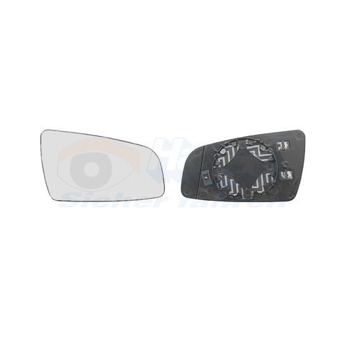 Spiegelglas, Au&szlig;enspiegel VAN WEZEL 3792837 * HAGUS * f&uuml;r OPEL, links
