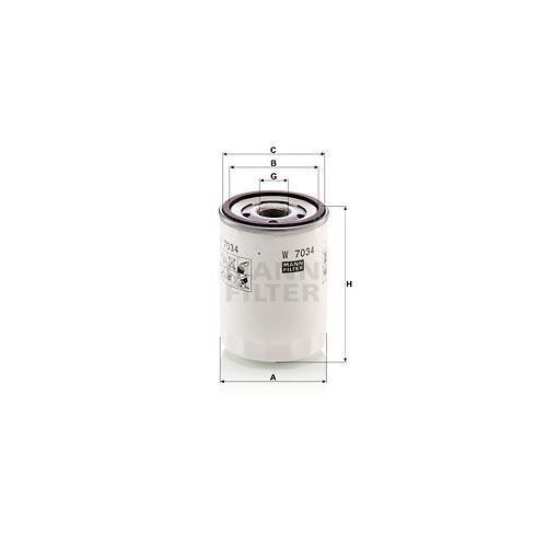 &Ouml;lfilter MANN-FILTER W 7034 f&uuml;r FORD
