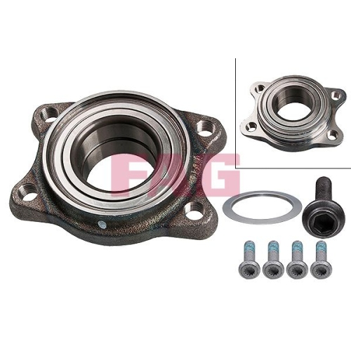 Radlagersatz FAG 713 6104 30 f&uuml;r AUDI SEAT VW, Hinterachse, Vorderachse