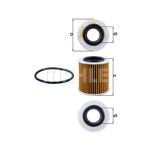 &Ouml;lfilter KNECHT OX 834D f&uuml;r FORD MAZDA