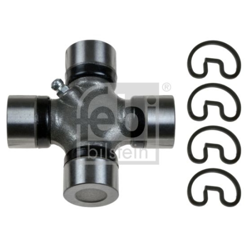 Febi Bilstein 100763 Kreuzgelenk f&uuml;r Gelenkwelle, mit Schmiernippel , 1 St&uuml;ck