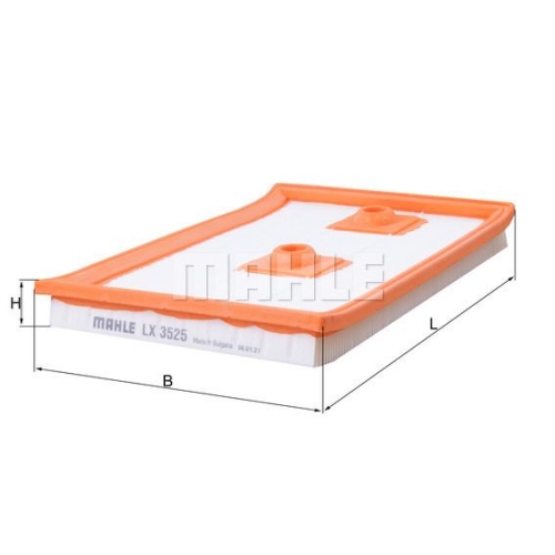 Luftfilter KNECHT LX 3525 f&uuml;r VAG