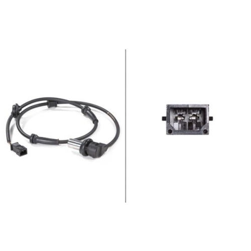 Sensor, Raddrehzahl HELLA 6PU 012 806-151 f&uuml;r AUDI, Hinterachse, links, rechts