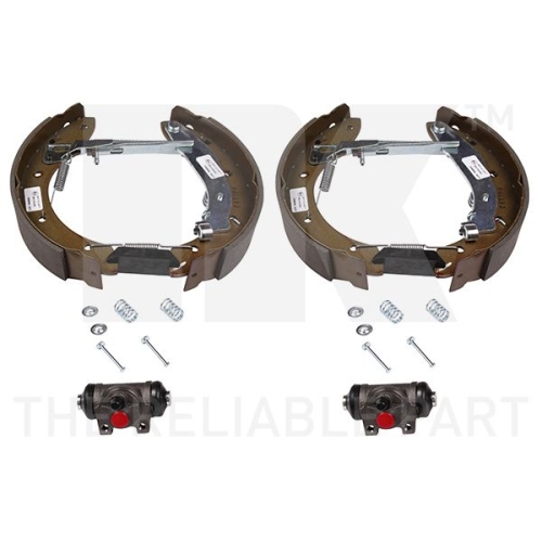 Bremsensatz, Trommelbremse NK 441959801 f&uuml;r CITRO&Euml;N PEUGEOT, Hinterachse