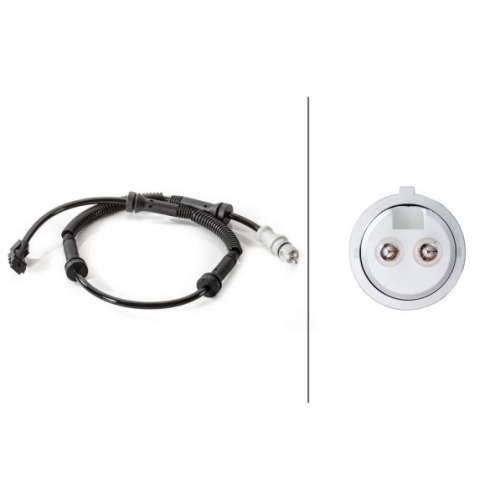 Sensor, Raddrehzahl HELLA 6PU 012 806-311 f&uuml;r RENAULT GENERAL MOTORS, links