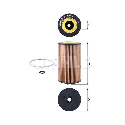 &Ouml;lfilter KNECHT OX 1058D f&uuml;r GMC OPEL VAUXHALL CHEVROLET