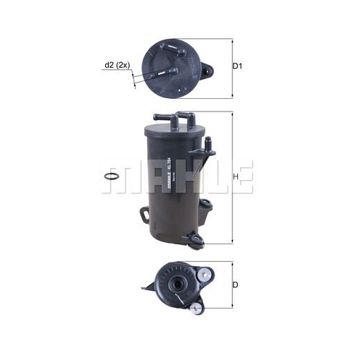 Kraftstofffilter KNECHT KL 764D f&uuml;r HONDA