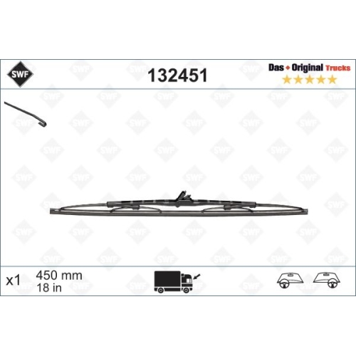 SWF NKW Wischer (1x) Wischerblatt 132451