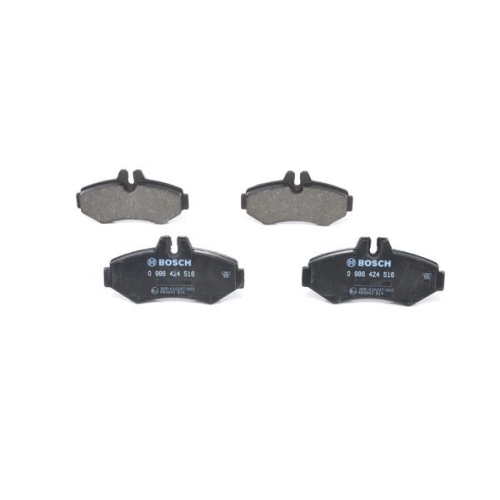 Bremsbelagsatz, Scheibenbremse BOSCH 0 986 424 516 f&uuml;r MERCEDES-BENZ VW STEYR