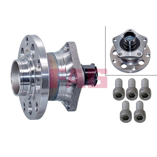 Radlagersatz FAG 713 6105 00 f&uuml;r AUDI SKODA VW, Hinterachse