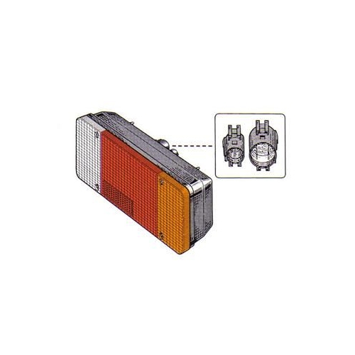 Heckleuchte VAN WEZEL 1650926 f&uuml;r FIAT, rechts
