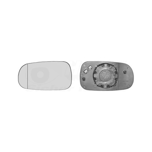 Spiegelglas, Au&szlig;enspiegel VAN WEZEL 4730837 * HAGUS * f&uuml;r SAAB, links