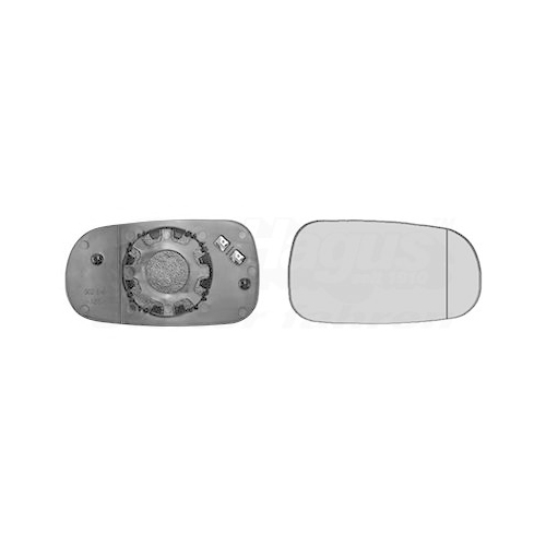 Spiegelglas, Au&szlig;enspiegel VAN WEZEL 4730838 * HAGUS * f&uuml;r SAAB, rechts