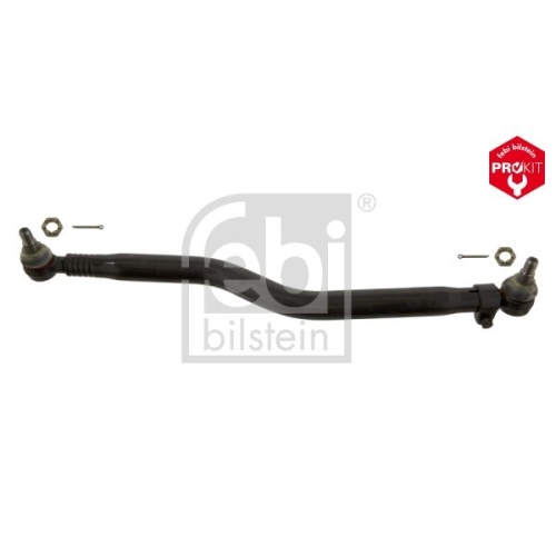 Febi Bilstein 34118 Lenkstange mit Kronenmuttern und Splinten, vom Lenkgetriebe zur 1. Vorderachse , 1 St&uuml;ck