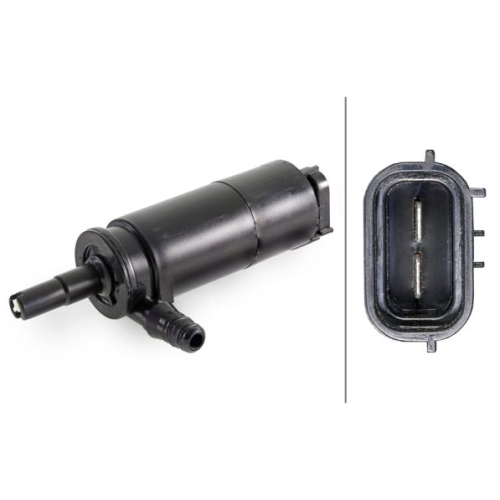 Waschwasserpumpe, Scheinwerferreinigung HELLA 8TW 006 849-051 f&uuml;r OPEL VAUXHALL
