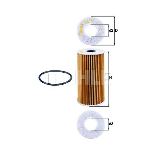 &Ouml;lfilter KNECHT OX 441D f&uuml;r GMC NISSAN OPEL RENAULT VAUXHALL