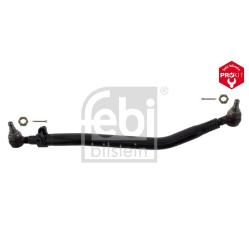 Febi Bilstein 34119 Lenkstange mit Kronenmuttern und Splinten, vom Lenkgetriebe zur 1. Vorderachse , 1 St&uuml;ck