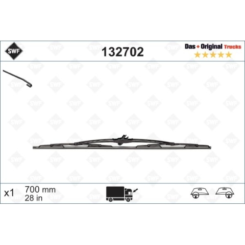 SWF NKW Wischer (1x) Wischerblatt 132702