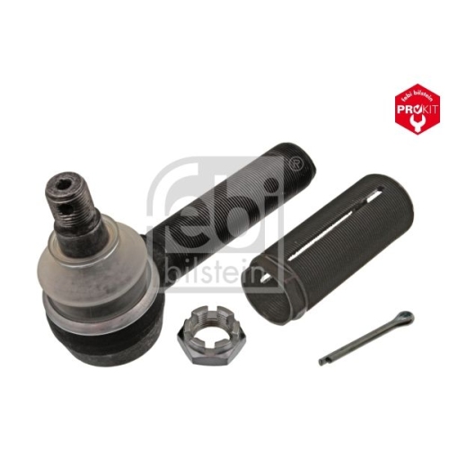Febi Bilstein 44523 Spurstangenendst&uuml;ck mit Gewindeh&uuml;lse, Kronenmutter und Splint , 1 St&uuml;ck