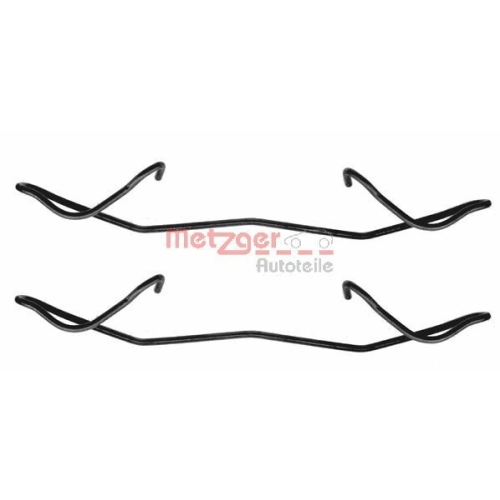 Zubeh&ouml;rsatz, Scheibenbremsbelag METZGER 109-1180 GREENPARTS f&uuml;r FIAT FORD NISSAN