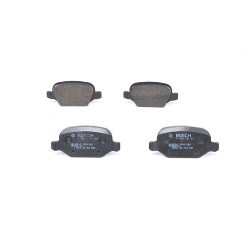 Bremsbelagsatz, Scheibenbremse BOSCH 0 986 424 553 f&uuml;r ALFA ROMEO FIAT LANCIA