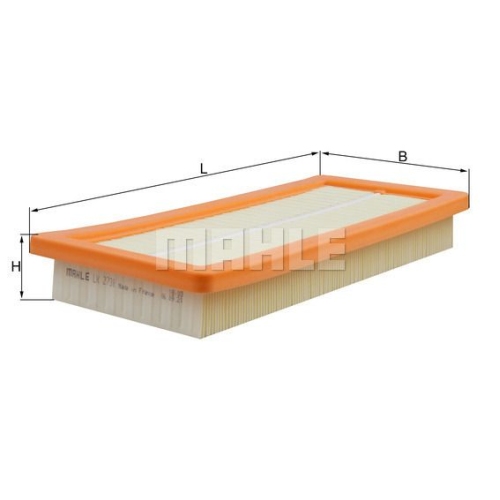 Luftfilter KNECHT LX 2738 f&uuml;r CITRO&Euml;N FIAT PEUGEOT
