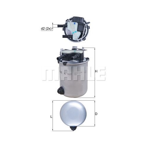 Kraftstofffilter KNECHT KL 1027 f&uuml;r NISSAN RENAULT